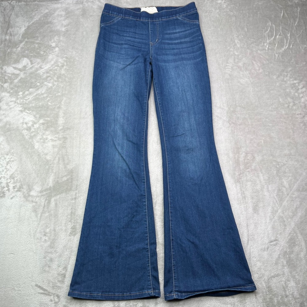 Altar'd State Flare Jeans Womens Small Blue Sienna Wash Stretch Bell Bottoms